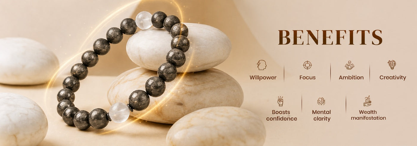 Attract Wealth, Success & Confidence – Pyrite Bracelet