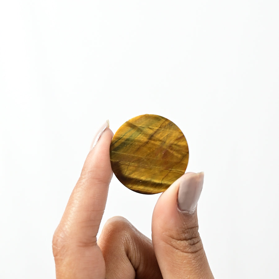 Tiger's Eye Coin | Boost your Courage and Will Power