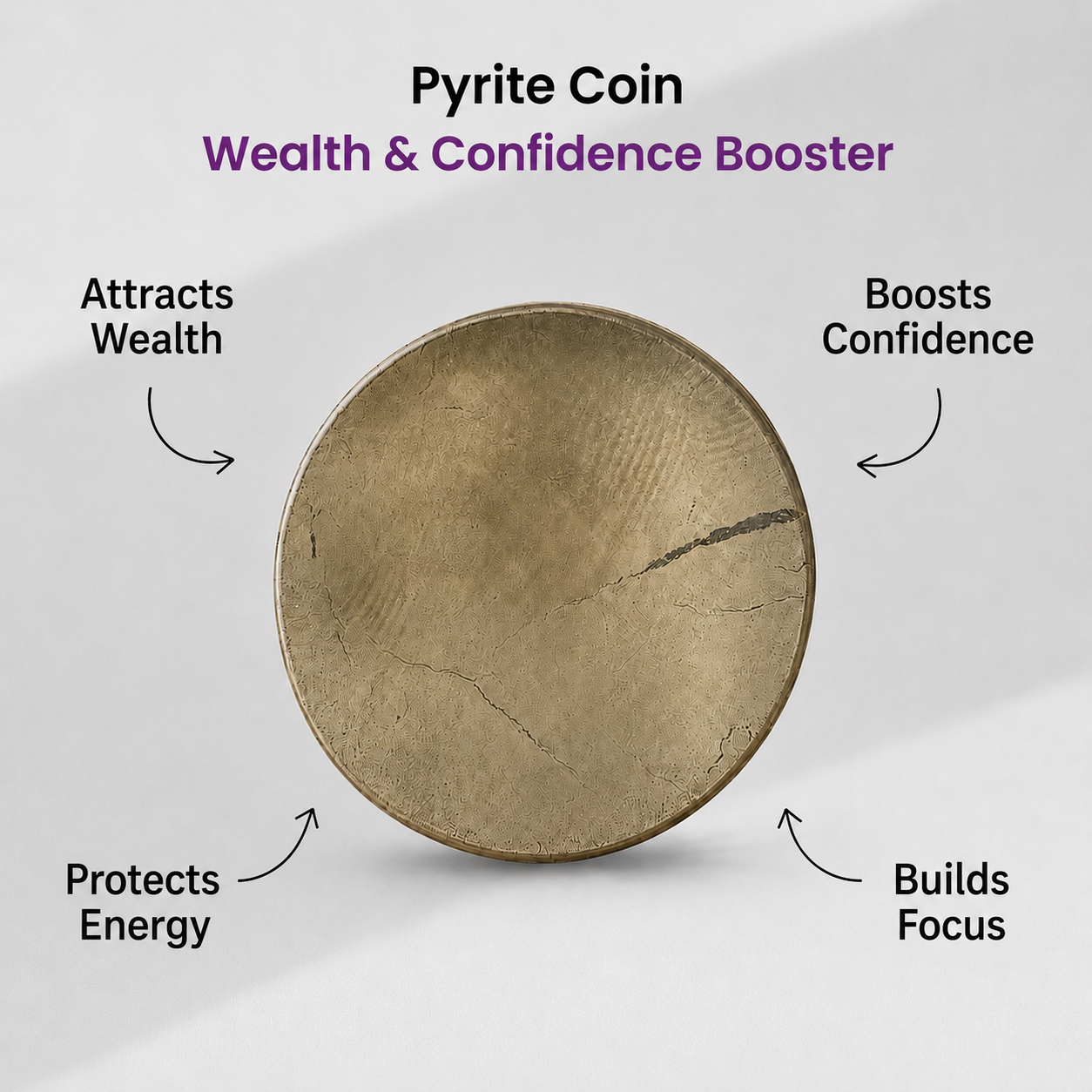 Wealth & Confidence Booster – Pyrite Coin