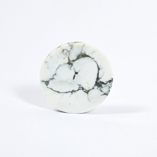 Howlite Coin | For Calm, Patience and Restful Sleep