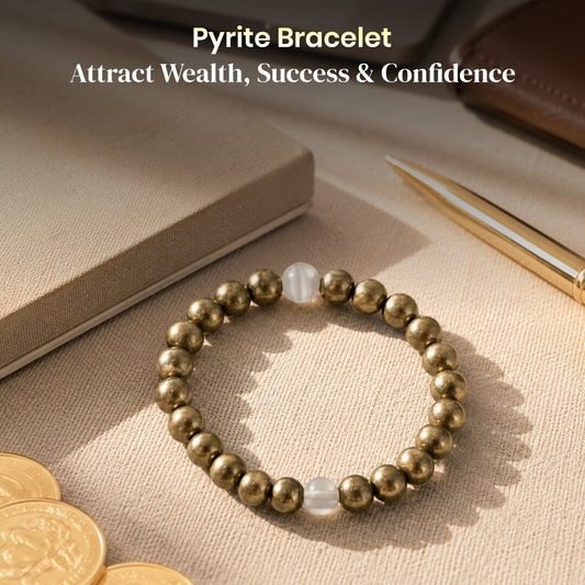 Attract Wealth, Success & Confidence – Pyrite Bracelet