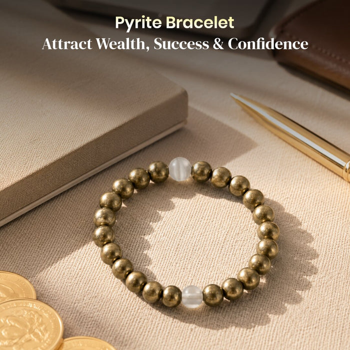 Attract Wealth, Success & Confidence – Pyrite Bracelet