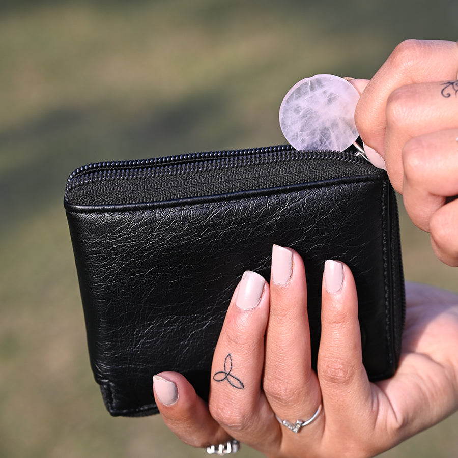 Rose Quartz Coin | For Unconditional Love